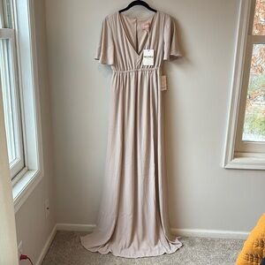 Show me your Mumu bridesmaid dress. NEW. Tags still on. Size XS. Color: Blush